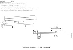 Светильник трековый магнитный CLT 0.33 004 13W WH 4000K