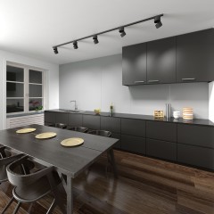 Трековый светодиодный светильник для однофазного шинопровода Klips черный 15W 4200K (1 шт.) LTB21