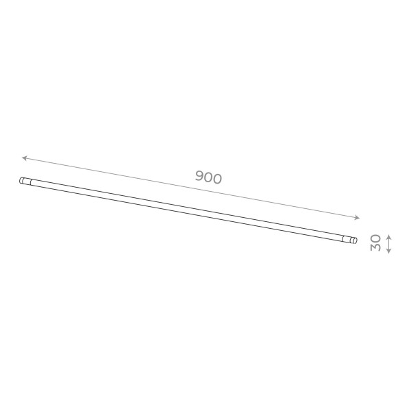 ST1653.429.00 Модуль токоподводящий ST-Luce Черный TECHNO