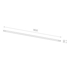 ST1653.429.00 Модуль токоподводящий ST-Luce Черный TECHNO