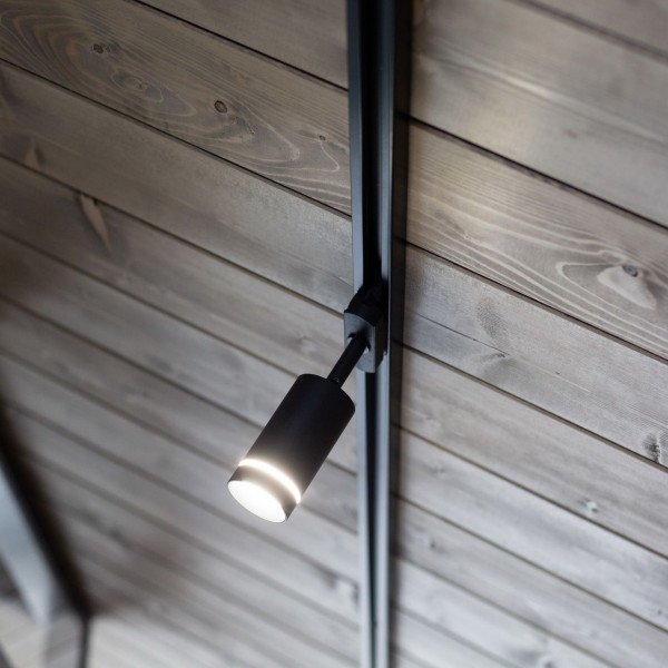 Трековый светодиодный светильник для однофазного шинопровода Glory черный 7W 4200K (1 шт.) LTB39