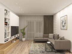 DK8001-WH Линейный светильник SMART LENS 9W DIM 3000K-6000K белый