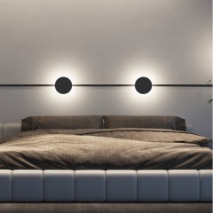 DK5320-BK Светильник для трека Air, серия Reflex 3000 со светодиодом, ?180*H23мм, 48V DC, 5W, RA?90, 120°, 3000K, IP20, черный, алюминий