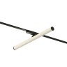 DK5325-BK Светильник для трека Air, серия Ray 3000 со светодиодом, L500*W35*H79mm,?33, 48V DC, 12W, RA?90, 120°, 3000K, IP20, черный, алюминий