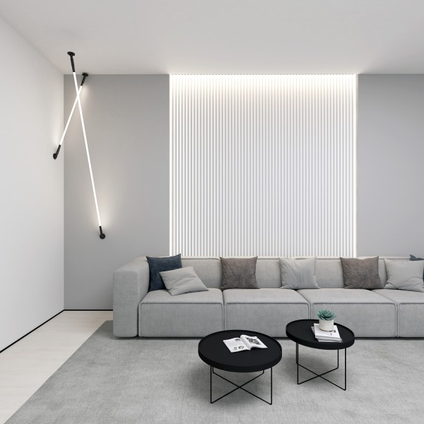 DK7502-BK Cветильник-трос в оплетке FLEX со светодиодом 2м 24V DC 35W 360° 3000К IP20 черный