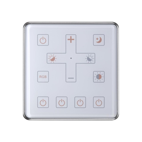 359393 PULT NT24 042 белый Беспроводной пульт дистанционного управления (2.4G) для арт. 359362-359377 IP20 GLAT