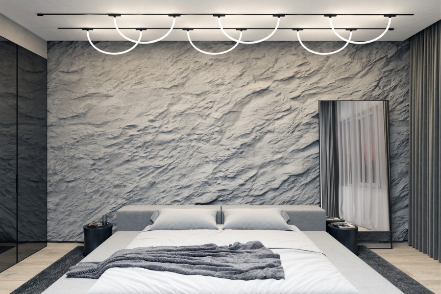 DK5327-BK Светильник для трека Air, серия Ray 3000 со светодиодом, ?22*L1000MM, 48V DC, 12W, RA?90, 360°, 3000K, IP20, черный, алюминий