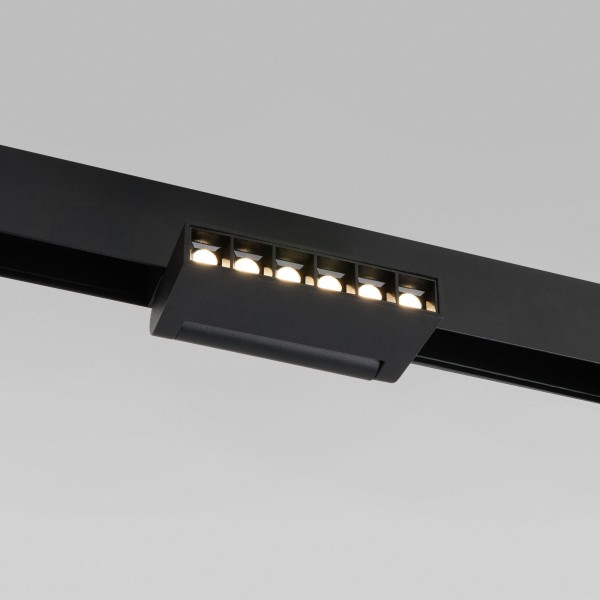 Трековый светодиодный светильник Slim Magnetic HL01 6W 4200K черный 85009/01