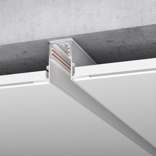 Slim Magnetic Шинопровод встраиваемый белый (1м) 85086/00 85086/00