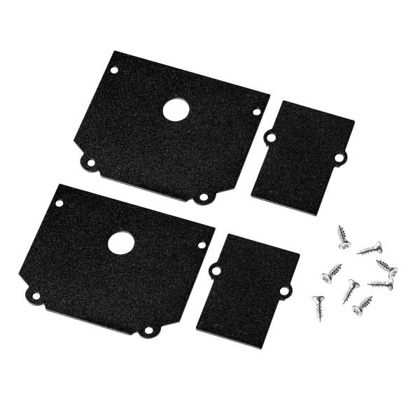 505467 Комплект торцевых заглушек д/трека TETA PRO 505427/505437 ЧЕРНЫЙ