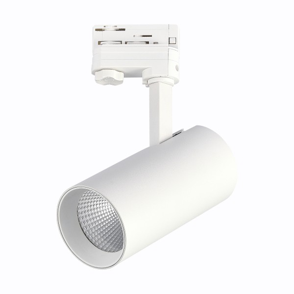 ST661.536.30 Св-к трек. Белый LED 1*30W 3000K 2 400Lm Ra>90 38° IP20 L170xW80xH245 165-265V TRACE