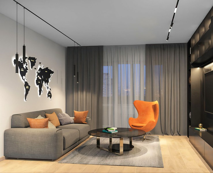 DK8008-BK Подвесной светильник SMART SPOT 9W DIM 2700K-6000K черный