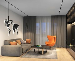 DK8008-BK Подвесной светильник SMART SPOT 9W DIM 2700K-6000K черный