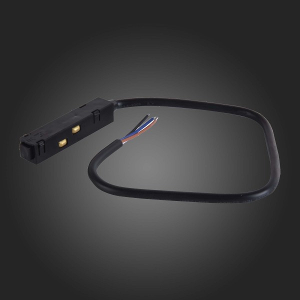 ST006.429.00 Ввод питания для магнитного шинопровода  ST-Luce Черный SKYLINE 48