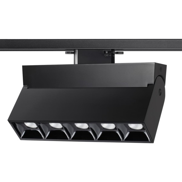 358324 PORT NT19 234 черный Светильник трековый однофазный трехжильный IP33 LED 4000К 25W 110-265V EOS