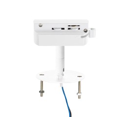 592086 Трековое крепление ASTA с 1-фазным адаптером к 2134xx (GX53)/2164хх (GU10) БЕЛЫЙ