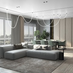 Трековый светодиодный светильник Full light 22 Вт 4200K Slim Magnetic 85026/01 22W 4200K