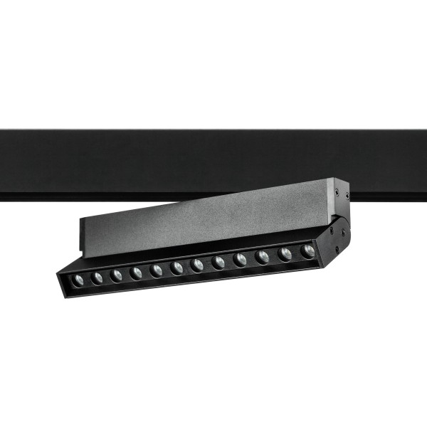 259047 Светильник 48V поворотный д/трека UNO LED 12W 800LM 24G ЧЕРНЫЙ МАТОВЫЙ 4000K