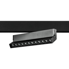 259047 Светильник 48V поворотный д/трека UNO LED 12W 800LM 24G ЧЕРНЫЙ МАТОВЫЙ 4000K