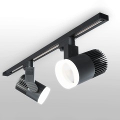 Трековый светодиодный светильник для однофазного шинопровода Accord черный 20W 4200K (1 шт.) LTB36