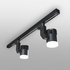 Трековый светодиодный светильник для однофазного шинопровода Accord черный 20W 4200K (1 шт.) LTB36