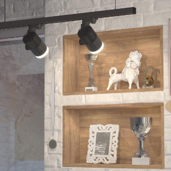 Трековый светодиодный светильник для однофазного шинопровода Accord черный 20W 4200K (1 шт.) LTB36