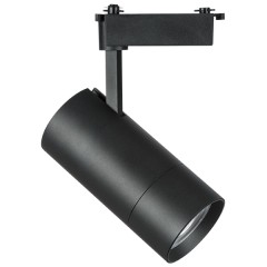 229447 Светильник для 1-фазного трека VOLTA LED COB 40W 3600LM 18-60G ЧЕРНЫЙ 4000K