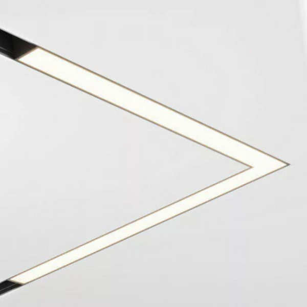 LINER MAGNETIC S20 Угловой 48V 14.4W 120° 4000K CRI90 OSRAM | Черный корпус L305х305mm