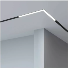 LINER MAGNETIC S20 Угловой 48V 14.4W 120° 4000K CRI90 OSRAM | Черный корпус L305х305mm