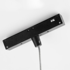 239347 Светильник подвесной 48V для трека UNO LED 7W 500LM 24G ЧЕРНЫЙ МАТОВЫЙ ANTIGLARE 4000K