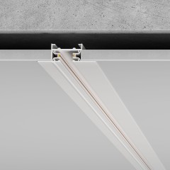 Встраиваемый однофазный шинопровод 2м белый (в комплекте ввод питания и заглушка) 85083/00