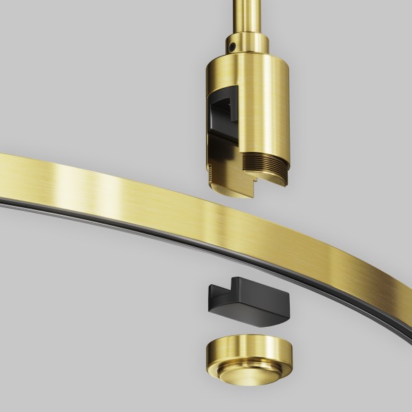 Шинопровод накладной/подвесной Technical TRX154-2SR-D1500-BS