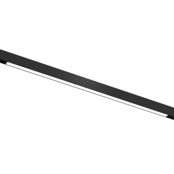 Трековый магнитный светильник LINER MAGNETIC S20 48V 30W 120° 4000K CRI90 OSRAM | Черный корпус L900mm