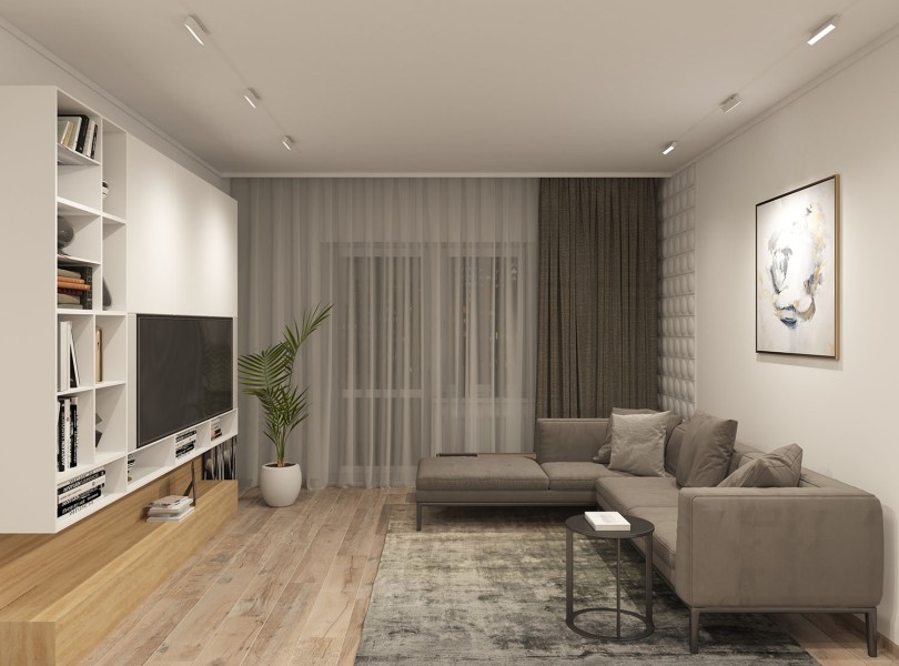 DK8009-WH Поворотный матовый светильник SMART 9W DIM 3000K-6000K белый