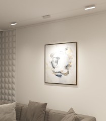 DK8009-WH Поворотный матовый светильник SMART 9W DIM 3000K-6000K белый