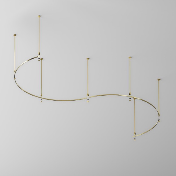 Шинопровод накладной/подвесной Technical TRX154-2SR-D1800-BS