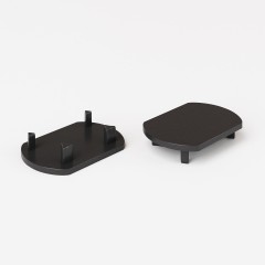 Slim Magnetic Заглушка для шинопровода Round (черный) (2шт) 85134/00 85134/00