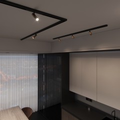 Slim Magnetic Заглушка для шинопровода Round (черный) (2шт) 85134/00 85134/00