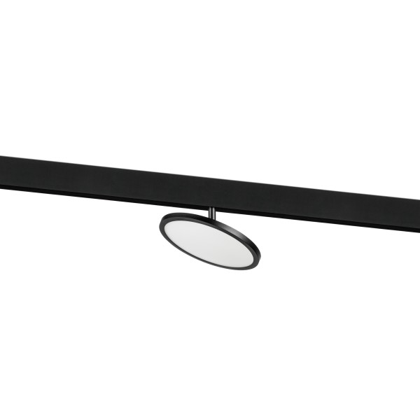 209737 Светильник поворотный 48V д/трека UNO LED 12W 1000LM 180G ЧЕРНЫЙ МАТОВЫЙ 3000K