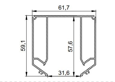 Профиль LumFer D25 держатель