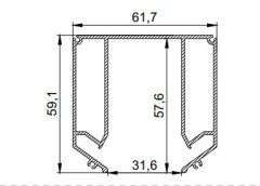 Профиль LumFer D25 держатель