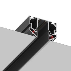 ST040.429.00 Шинопровод 220 под натяжной потолок ST-Luce Черный Длина 2 000мм SKYLINE 220
