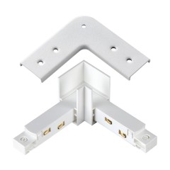 135104 SHINO NT20 117 белый Соединитель с токопроводом для шинопровода &quot;L&quot; IP20 48V FLUM