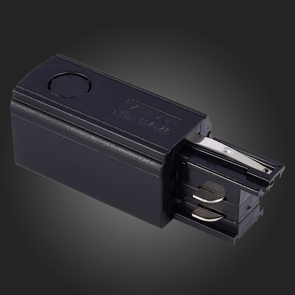 ST030.409.10R Правый Токоподвод для трехфазного шинопровода ST-Luce Черный TRACE