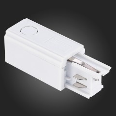 ST030.509.10L Левый Токоподвод для трехфазного шинопровода ST-Luce Белый TRACE