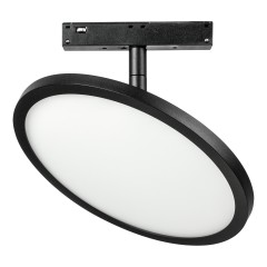 209747 Светильник поворотный 48V д/трека UNO LED 12W 1000LM 180G ЧЕРНЫЙ МАТОВЫЙ 4000K