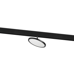 209747 Светильник поворотный 48V д/трека UNO LED 12W 1000LM 180G ЧЕРНЫЙ МАТОВЫЙ 4000K