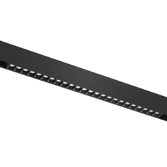 Трековый светодиодный светильник магнитный LINER BLACK MASK MAGNETIC S20 48V 24W 36° 3000K CRI90 OSRAM | Черный корпус L435mm