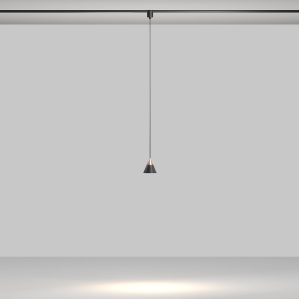 Трековый подвесной светильник Technical TR166-1-7W3K-M-B