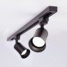 Трековый светильник для однофазного шинопровода Vetro GU10 черный (1 шт.) MRL 1001